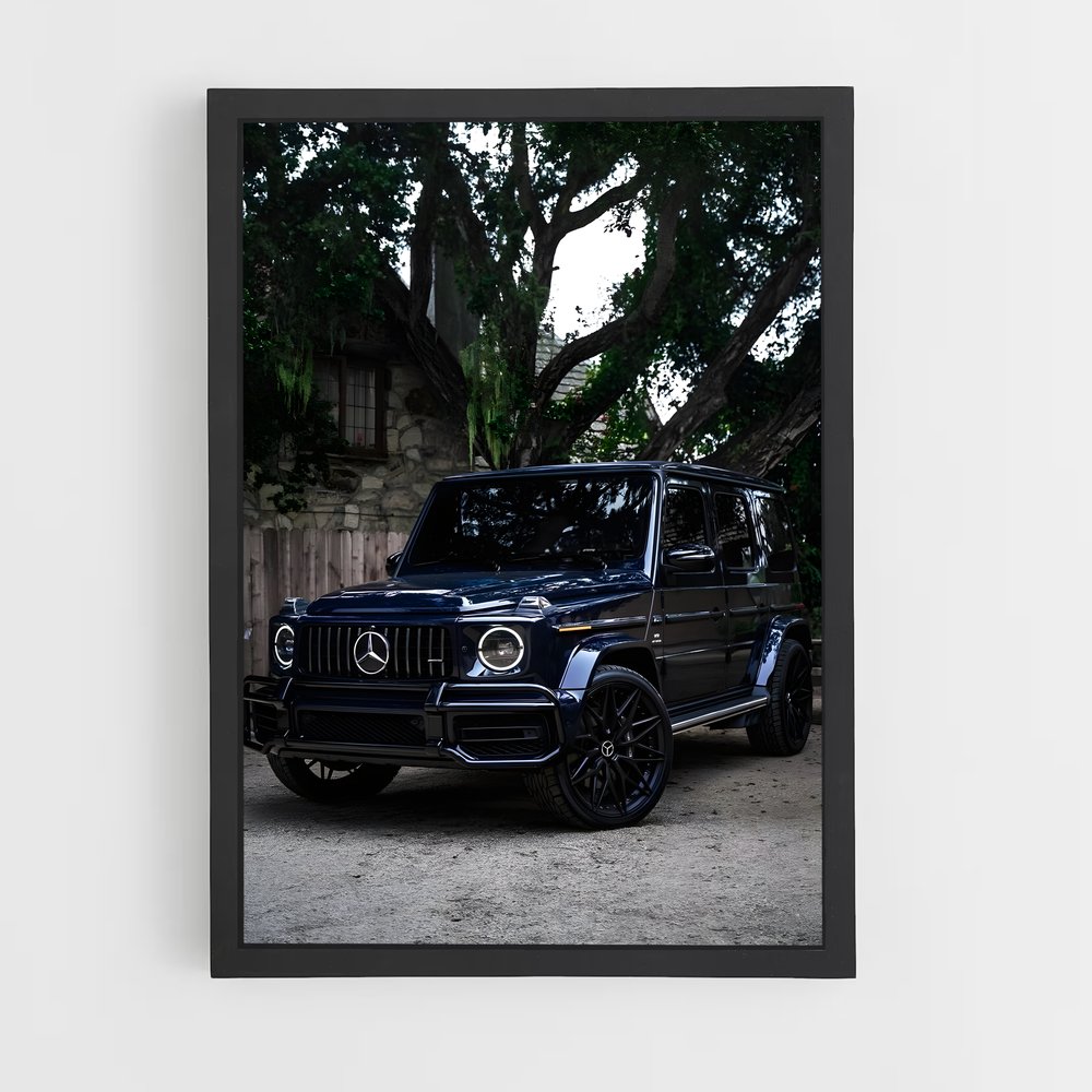 Poster G63 Blue Majesty – affiche Mercedes (vue 2)